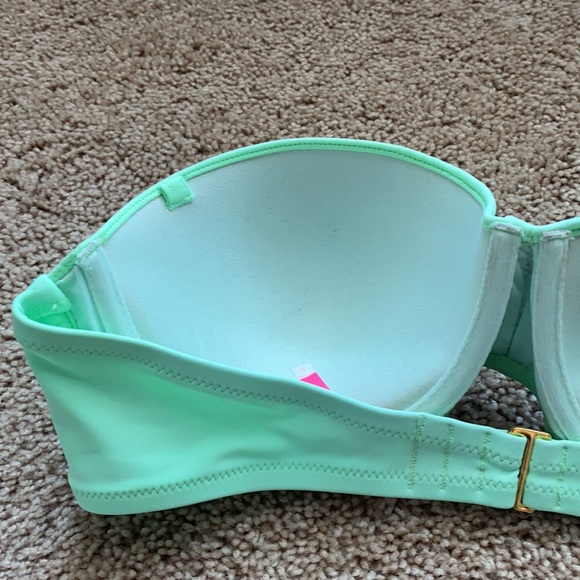 Victoria’s Secret Lime Green Bandeau Swim Top 36C - Picture 5 of 7